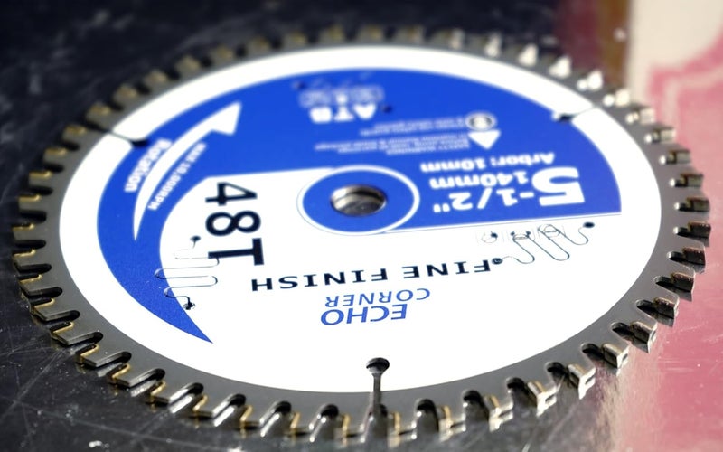 Echo Corner 5-1/2-Inch (10mm Arbor) Circular Saw Blades 48-Tooth, Heavy Duty 2-Pack Carbide TCT Fine Cut Fine Finish Crosscut Framing Wood Plywood MDF Plastic Veneer Lumber Laminate - Image 4